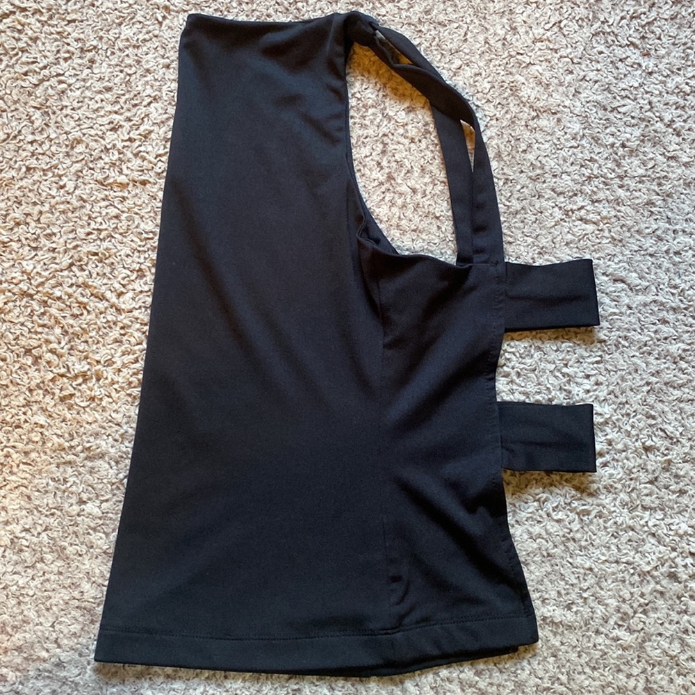 🌴 5/$50 Ladder back open back boatneck shirt Sz S